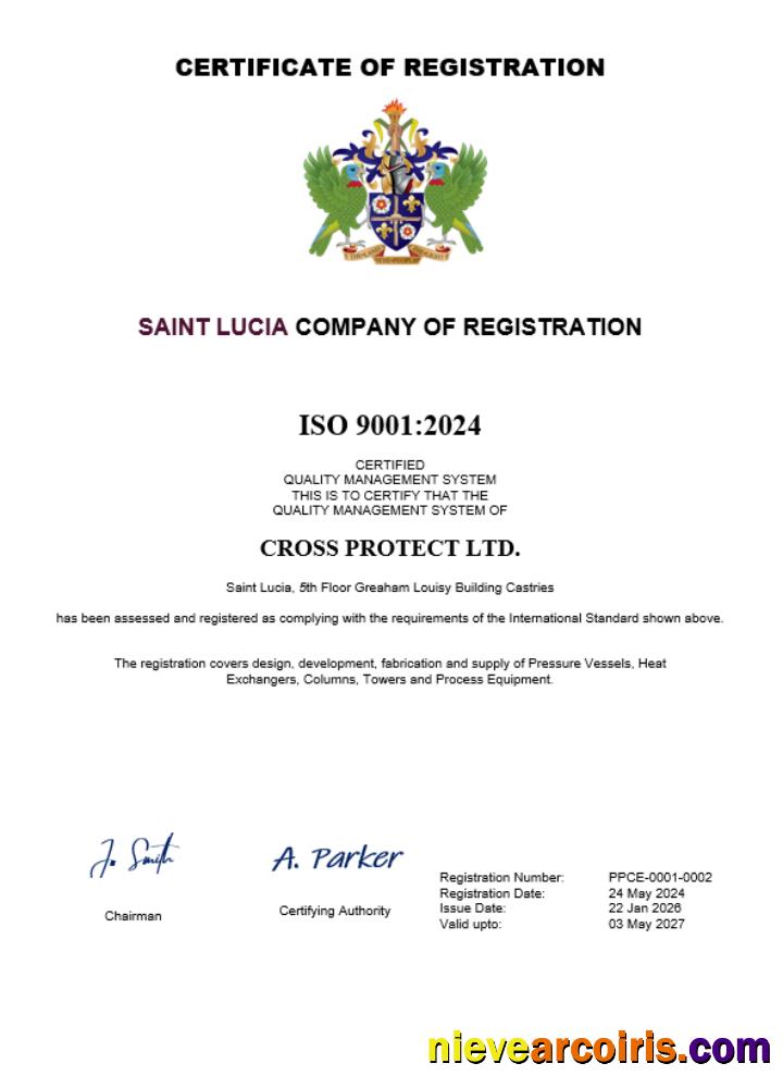 Saint Lucia business registration certificate